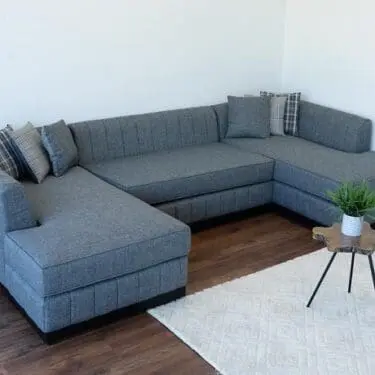 Grayson Linen Gray Sectional