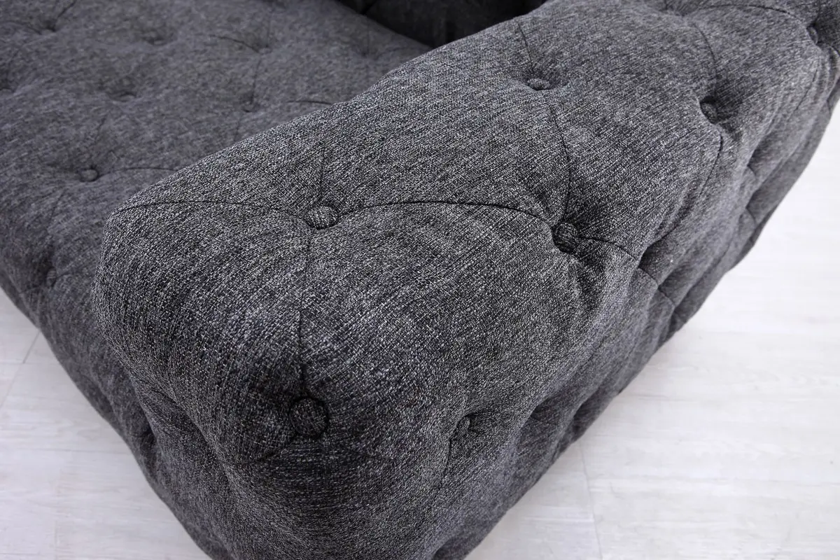 Divani Casa Willa Italian Modern Grey Fabric - Image 5