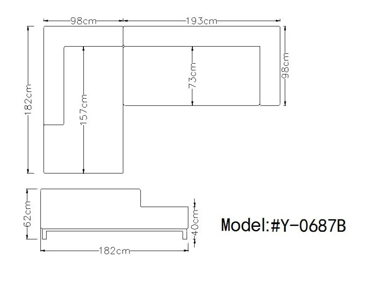 Divani Casa Willa Italian Modern Grey Fabric - Image 7