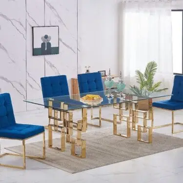 Pierre Gold Dining Set Collection