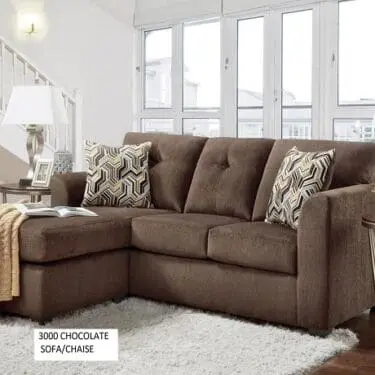 Yany Grey Fabric Sectional