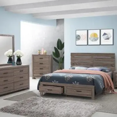 Brantford Storage Bedroom Set Barrel Oak