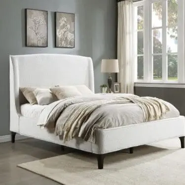 Mosby Curved Headboard Bed