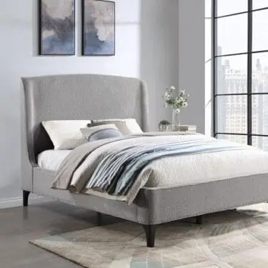 Mosby Curved Headboard Bed