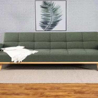 Kourtney Upholstered Sofa Bed Terracotta