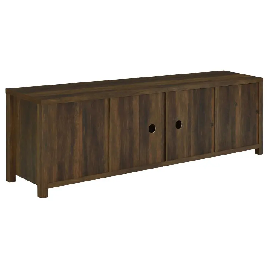 Madra Rectangular TV Console With 2 Sliding Doors - Image 5