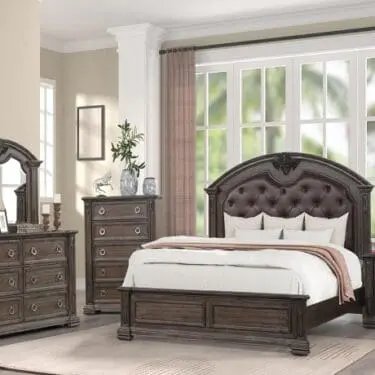 Texas Walnut/Brown Bedroom Set