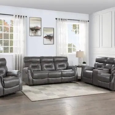 Andres Motion Grey Sofa Set