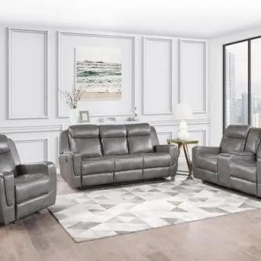 Aspen Motion Light Grey Sofa Set