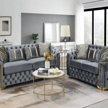 Nova Grey Sofa & loveseat