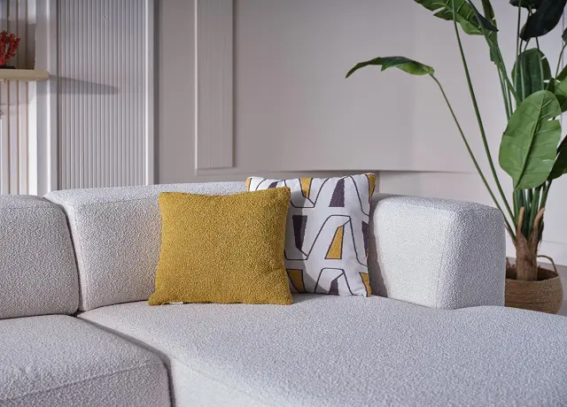 Picasso White Convertible Sectional - Image 4