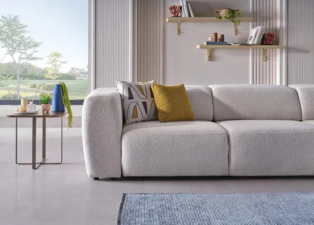 Picasso White Convertible Sectional - Image 5