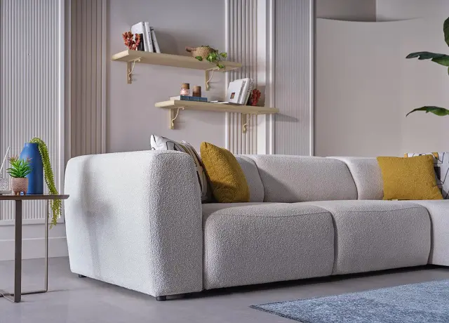 Picasso White Convertible Sectional - Image 6