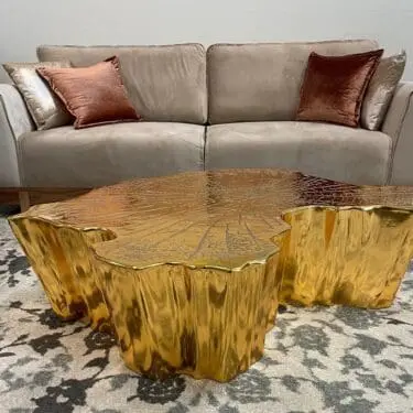 Elisha Gold Coffee Table
