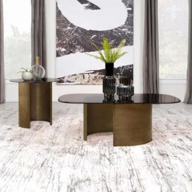 Morena Rectangular Coffee Table Set