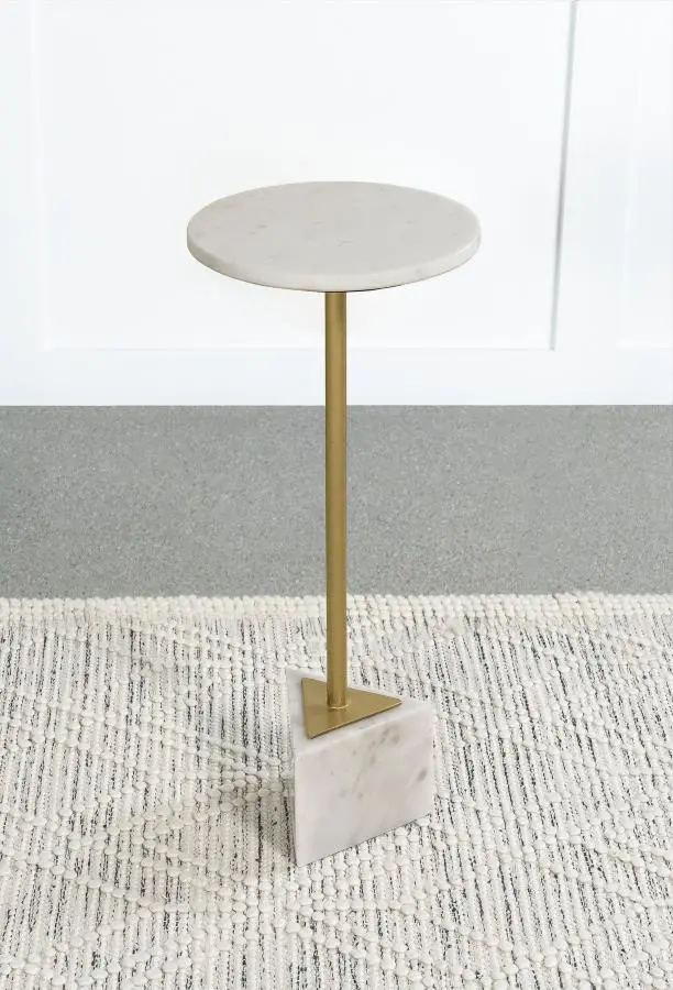 Fulcher Round Metal Side Table - Image 2