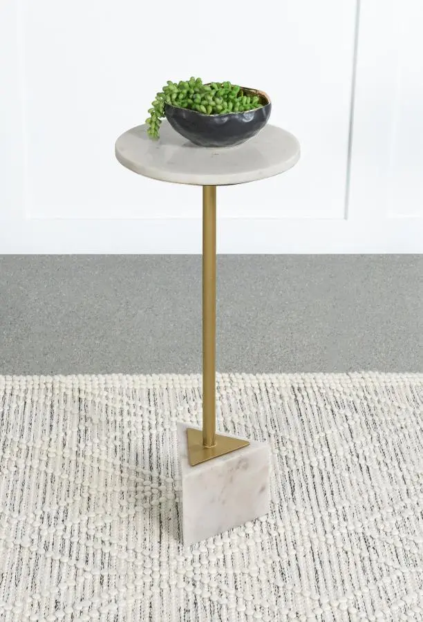 Fulcher Round Metal Side Table