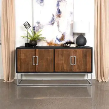 Borman 4-Door Wooden Cabinet