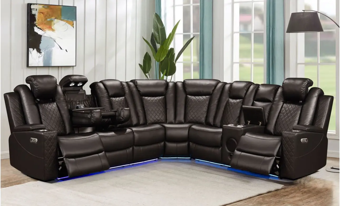Daytona Power Recliner Sectional - Image 4