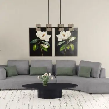 Toscano Upholstered Sectional Grey