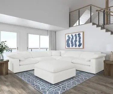 Raleigh 6-PC Boucle Modular Sectional