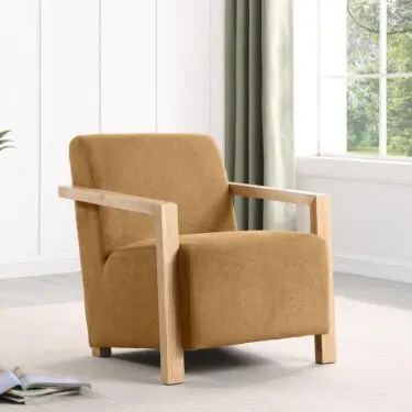 Diego Accent  Chair with Wood Arms
