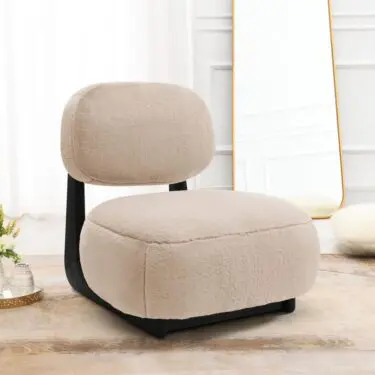 Duffie Armless Accent Chair Camel