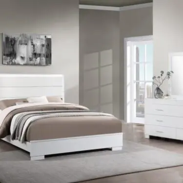 Nivia White Bedroom Set