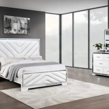 Celina White Modern Bedroom Set