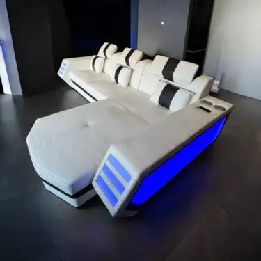 Boa Sectional LED White RIGHT