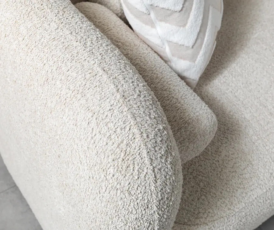 Liva Gray Boucle Sectional - Image 6