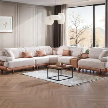 Allegra Modular Sectional Sofa Cream