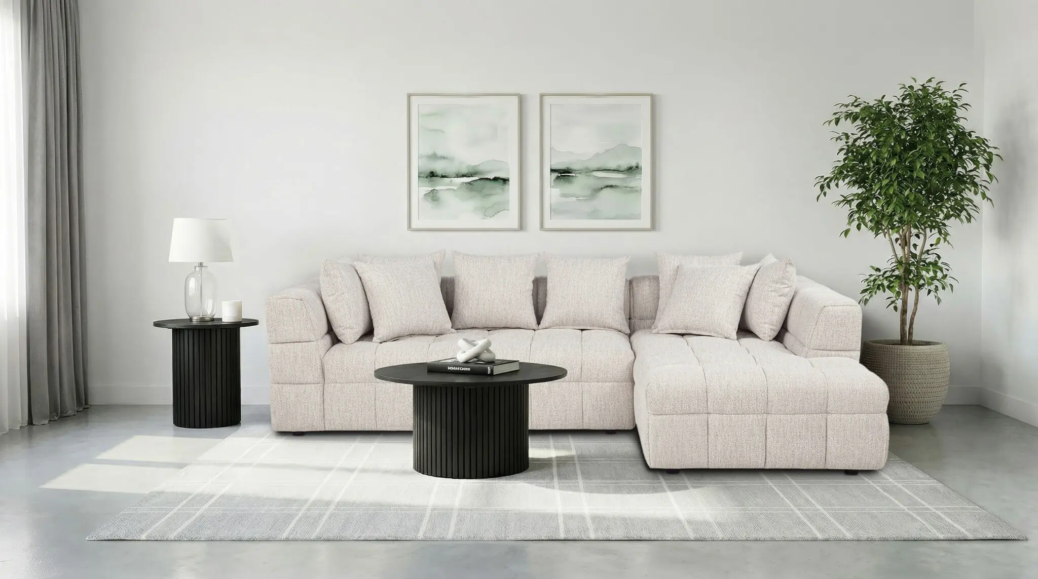 Amara Upholstered Sectional Sofa
