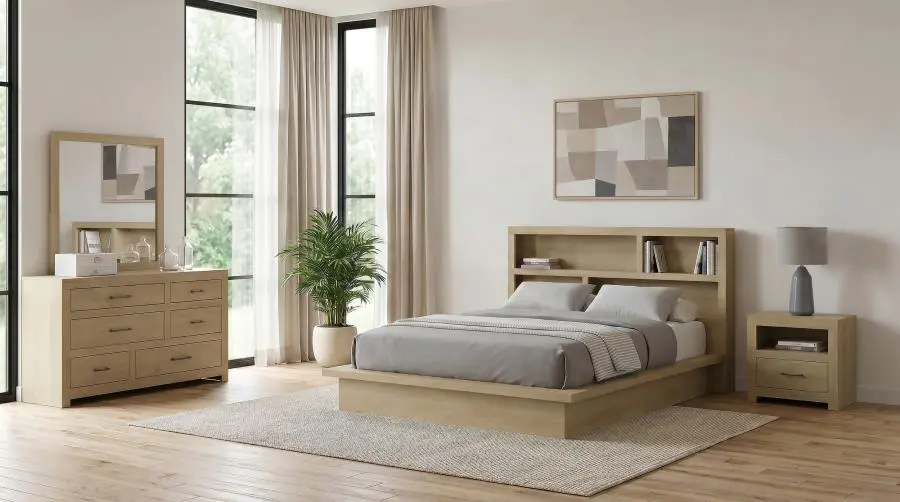 Hendricks Bedroom Set with Bookcase Bed - Image 2