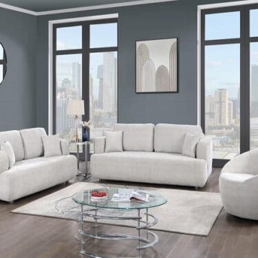 Maya Upholstered Sofa Set