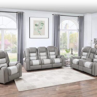 Harlow Motion Grey Sofa Set