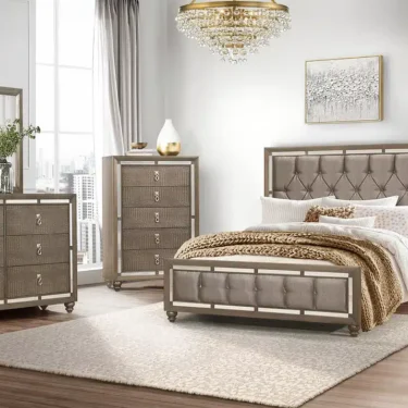 Ivy Champagne Bedroom Set