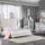 King Bed, 1 Night Stand, Mirror and Dresser