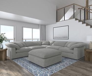 Raleigh 6-PC Boucle Modular Sectional