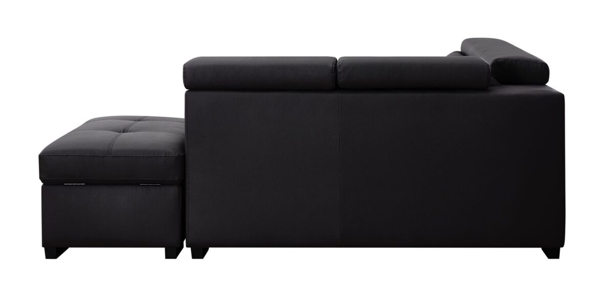 Katerine Leather Sleeper Sectional - Image 8