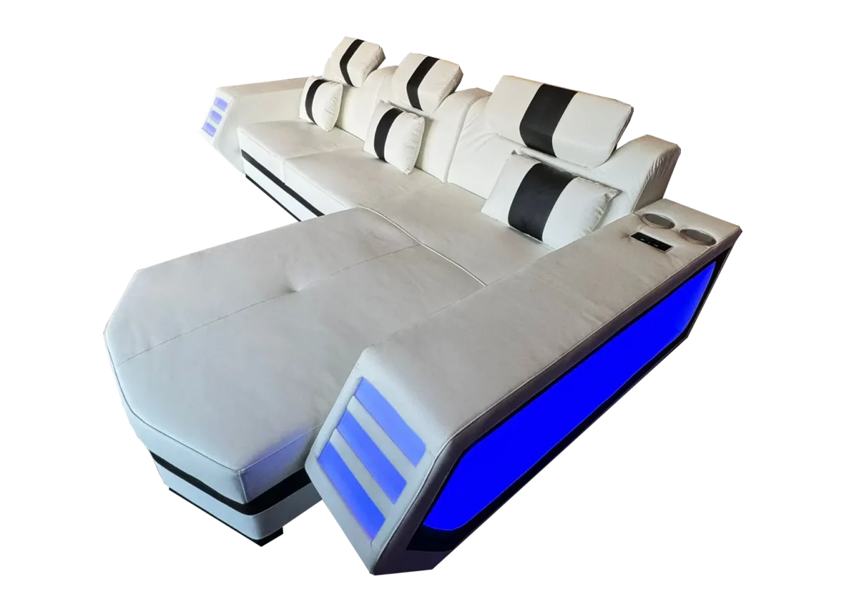 Boa Sectional LED White RIGHT - Image 7