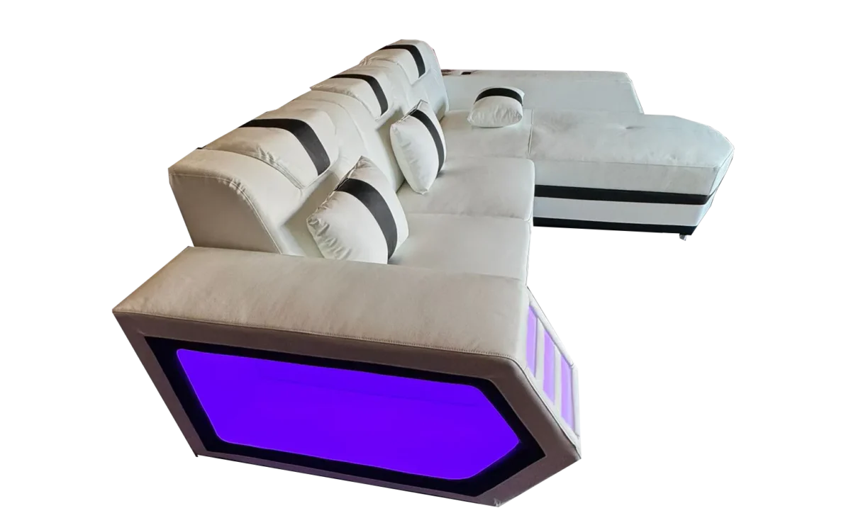 Boa Sectional LED White RIGHT - Image 3