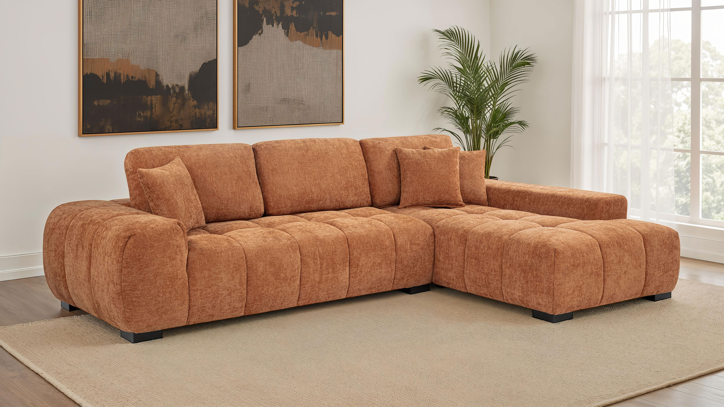 Octavia Upholstered Sectional Collection - Image 7