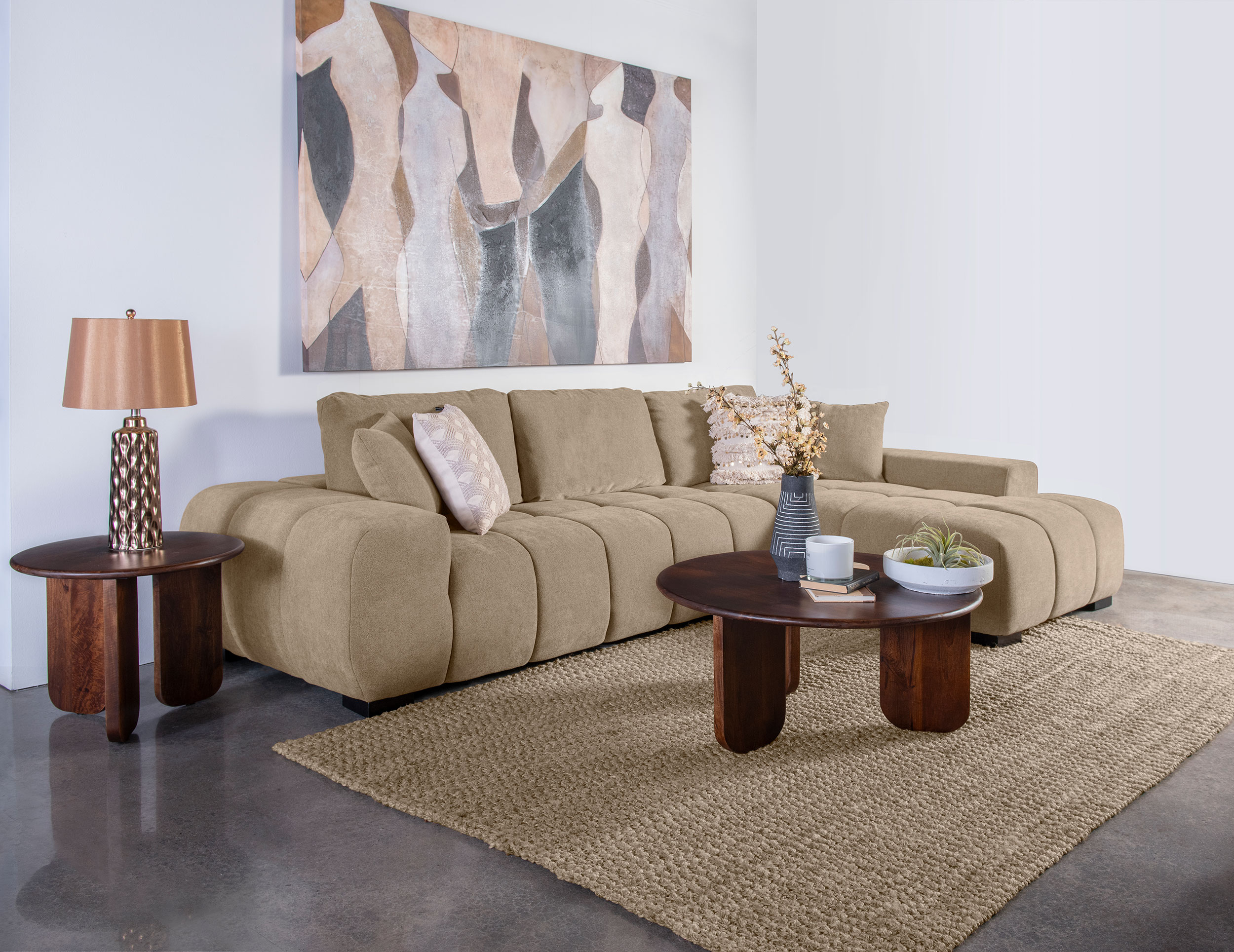 Octavia Upholstered Sectional Collection