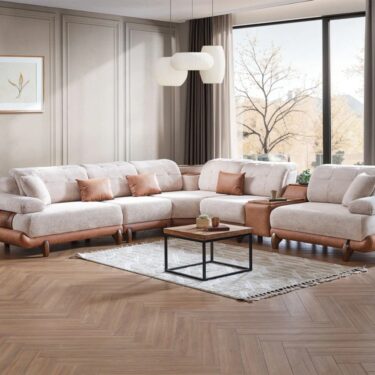Allegra Modular Sectional Sofa Cream