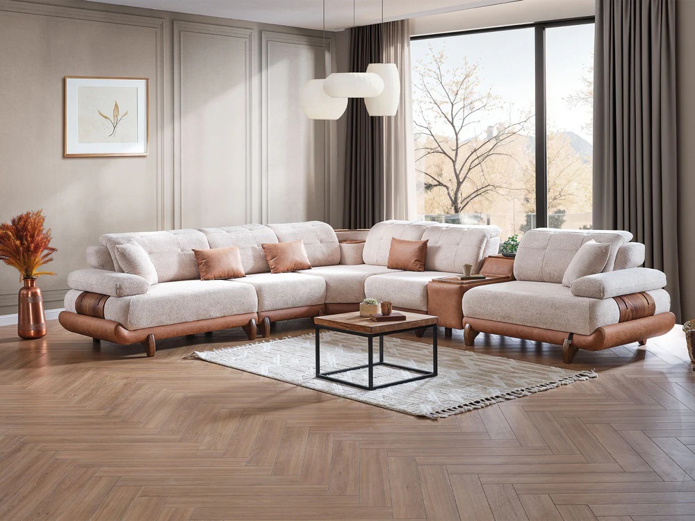 Allegra Modular Sectional Sofa Cream
