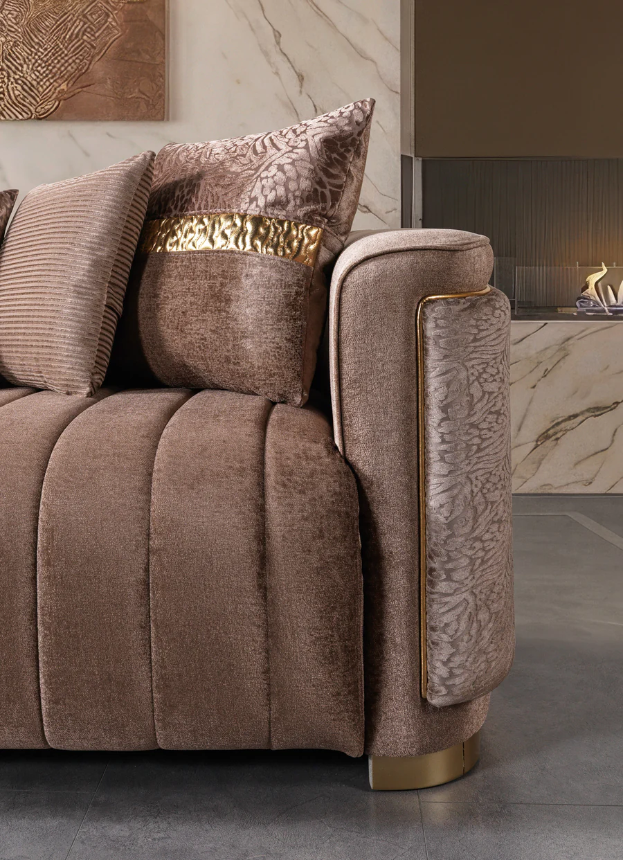 Carlina Velvet Sofa y Loveseat - Image 7