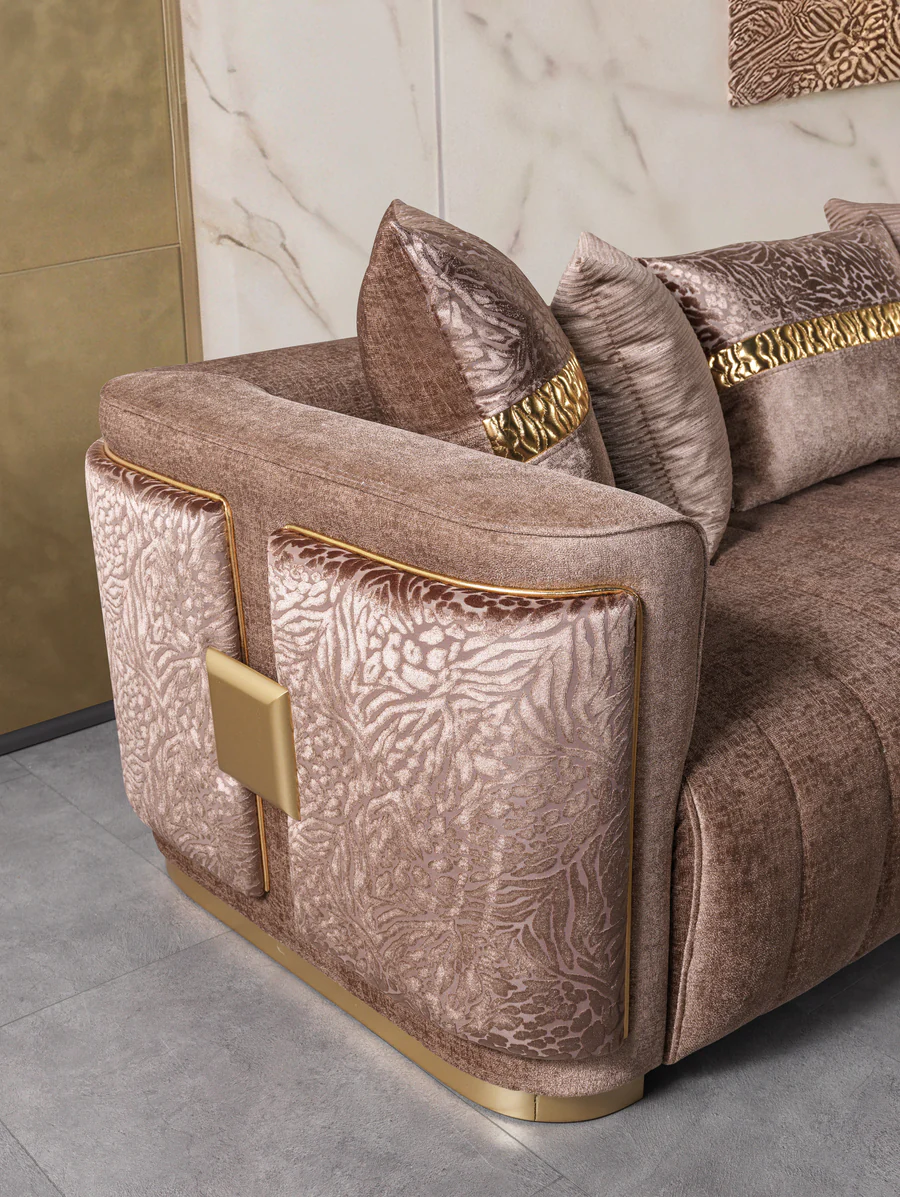 Carlina Velvet Sofa y Loveseat - Image 5